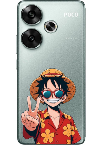 Poco F6 Uyumlu Monkey D. Luffy Tasarımlı Baskılı Silikon Kılıf