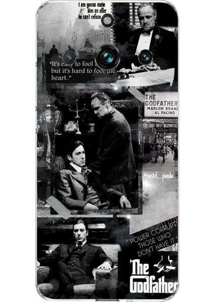 Realme 11 Pro-Pro Plus Uyumlu The Godfather Baba Film Tasarımlı Baskılı Silikon Kılıf