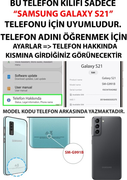 Samsung Galaxy S21 Uyumlu Kenan Yıldız Kurdele Baskılı Silikon Kılıf fiyatları