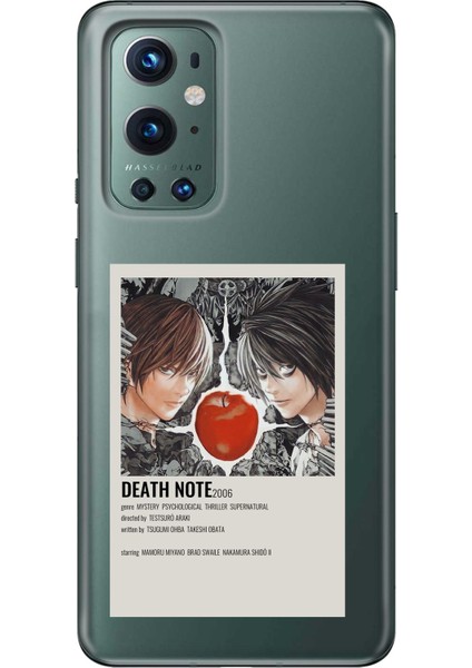 Oneplus 9 Pro Uyumlu Death Note Poster Tasarımlı Baskılı Silikon Kılıf