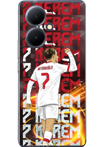 Vivo V29 Lite Uyumlu Kerem Aktürkoğlu Sevinç Baskılı Silikon Kılıf