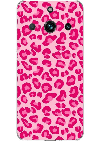 Realme 11 Pro-Pro Plus Uyumlu Pembe Leopar Tasarımlı Baskılı Silikon Kılıf