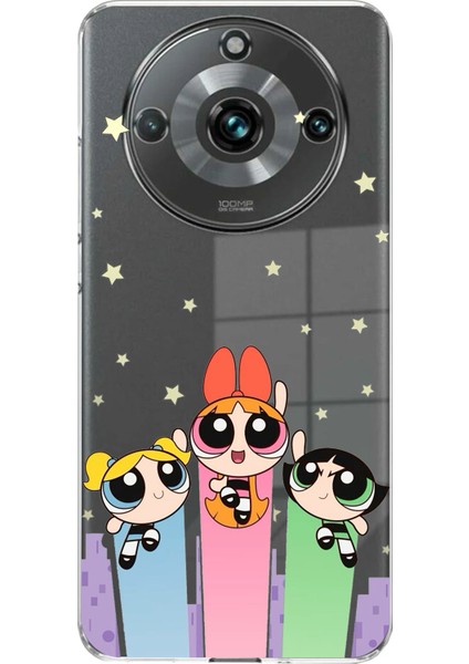 Realme 11 Pro-Pro Plus Uyumlu Powerpuff Girls Tasarımlı Baskılı Silikon Kılıf