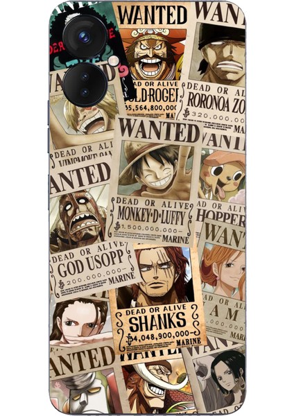Tecno Spark 9 Pro Uyumlu One Piece Gazete Tasarımlı Baskılı Silikon Kılıf