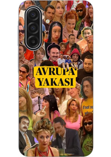 Samsung Galaxy A17 Uyumlu Avrupa Yakası Baskılı Silikon Kılıf