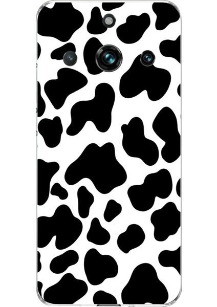 Realme 11 Pro-Pro Plus Uyumlu Inek Desenli Tasarımlı Baskılı Silikon Kılıf