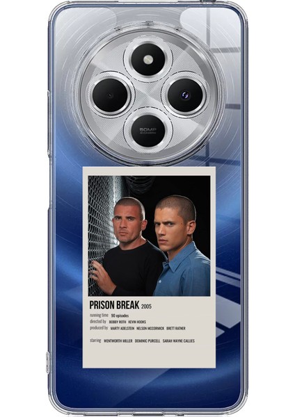 Redmi 14C Uyumlu Prison Break Tasarımlı Baskılı Silikon Kılıf