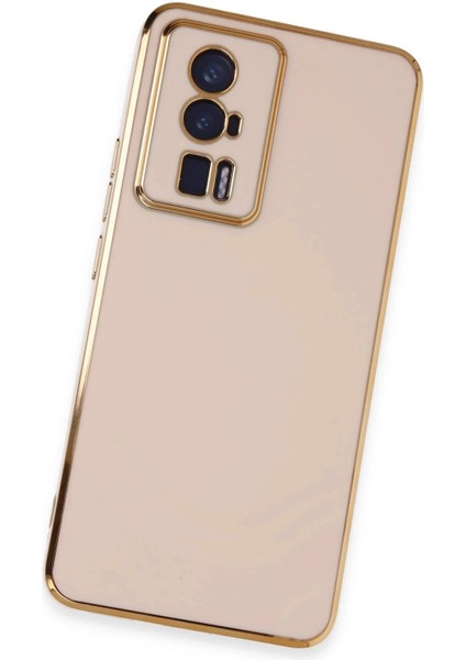 Xiaomi Poco F5 Pro Kılıf Volet Silikon - Pembe modelleri