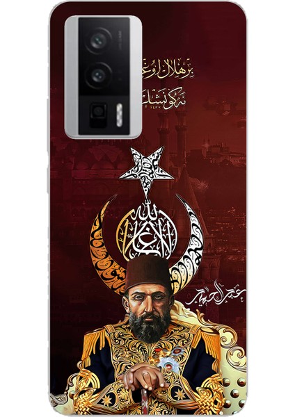 Poco F5 Pro Uyumlu Abdülhamid Han Baskılı Silikon Kılıf