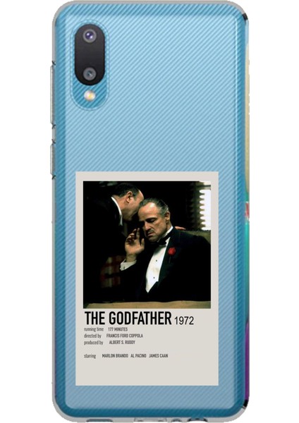Samsung Galaxy A02 Uyumlu The Godfather Baba Poster Tasarımlı Baskılı Silikon Kılıf
