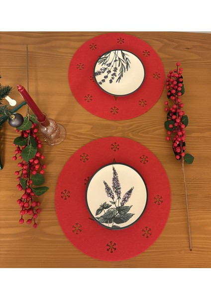 Çam Ağacı Desenli 2'li Amerikan Servis Supla Yılbaşı Özel Konsept 38mm fırsatları