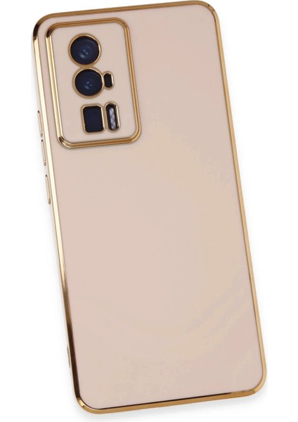 Xiaomi Poco F5 Pro Kılıf Volet Silikon - Pembe fırsatları