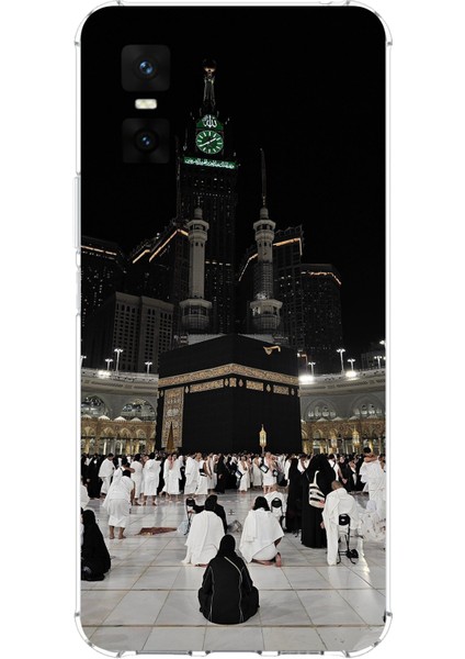 Infinix Gt 30 Pro Uyumlu Kabe Umre Baskılı Silikon Kılıf