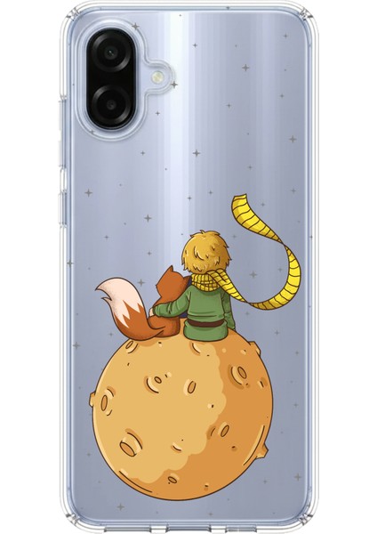 Samsung Galaxy A07 Uyumlu Küçük Prens Gezegen Boa Tasarımlı Baskılı Silikon Kılıf