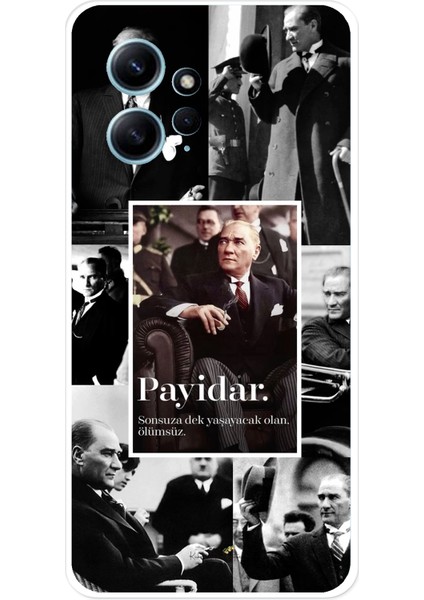Redmi Note 12 4g Uyumlu Atatürk Payidar Baskılı Silikon Kılıf