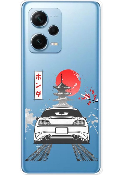 Redmi Note 12 Pro 5g Uyumlu S2000 Tasarımlı Baskılı Silikon Kılıf