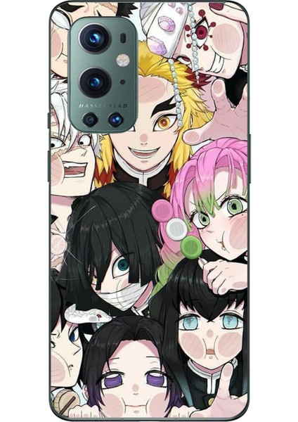 Oneplus 9 Pro Uyumlu Demon Slayer Manga Baskılı Silikon Kılıf