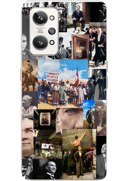 Realme Gt2 Pro Uyumlu Atatürk Cumhuriyet Baskılı Silikon Kılıf
