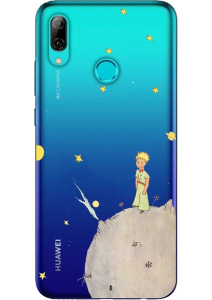 Huawei P Smart 2019 Uyumlu Küçük Prens Tasarımlı Baskılı Silikon Kılıf