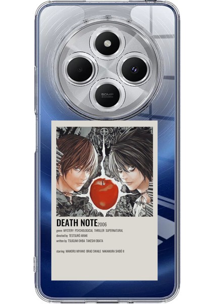 Redmi 14C Uyumlu Death Note Poster Tasarımlı Baskılı Silikon Kılıf