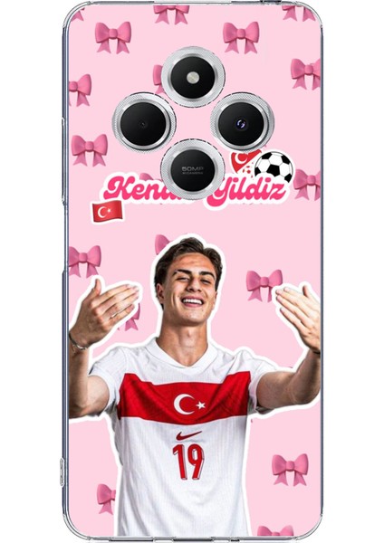 Redmi 14C Uyumlu Kenan Yıldız Kurdele Baskılı Silikon Kılıf