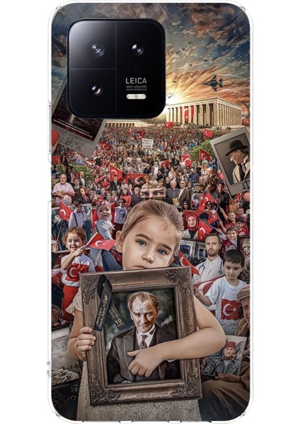 Xiaomi Mi 13 Uyumlu Atatürk Anıtkabir Baskılı Silikon Kılıf