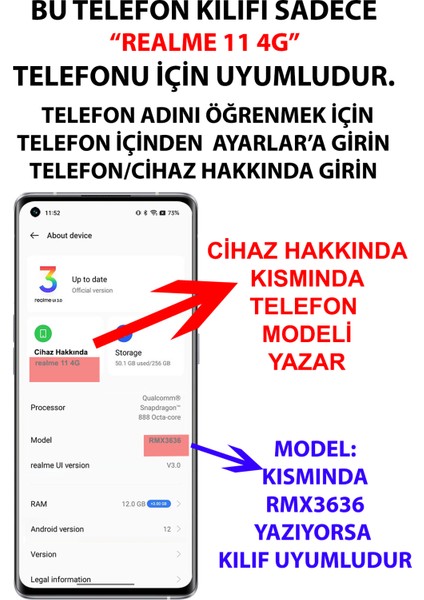 Realme 11 4g Uyumlu Kırmızı Gül Baskılı Silikon Kılıf fiyatları