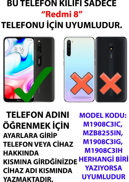 Redmi 8 Uyumlu Mustafa Kemal Atatürk Portre Baskılı Silikon Kılıf fiyatları