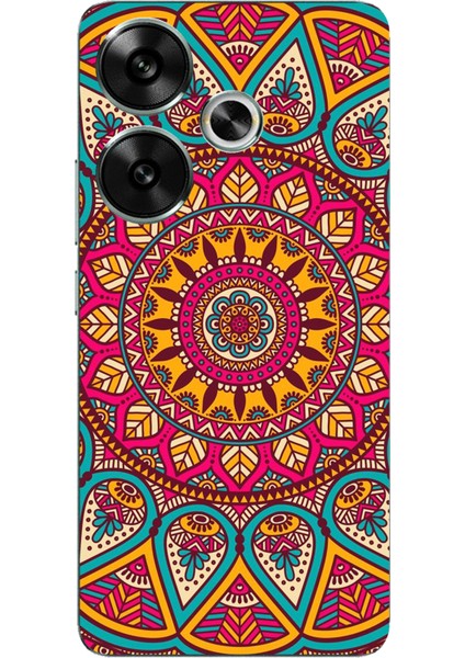 Poco F6 Uyumlu Mandala Baskılı Silikon Kılıf
