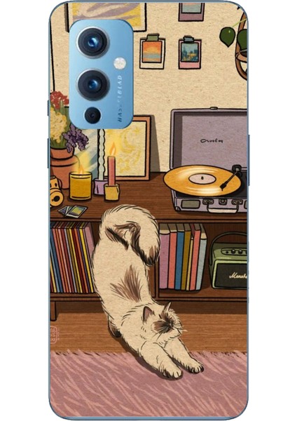 Oneplus 9 Uyumlu Nostaljik Köpek Tasarımlı Baskılı Silikon Kılıf