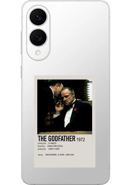 Samsung Galaxy S25 Edge Uyumlu The Godfather Baba Poster Tasarımlı Baskılı Silikon Kılıf