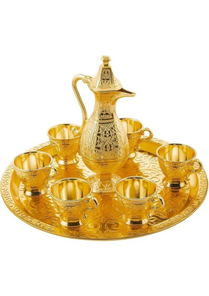 Zemzem Takımı Zarif 8 Parça Metal Kutulu