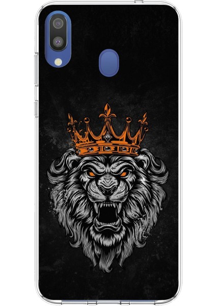 Samsung Galaxy M20 Uyumlu Kurt Ruhu Baskılı Silikon Kılıf