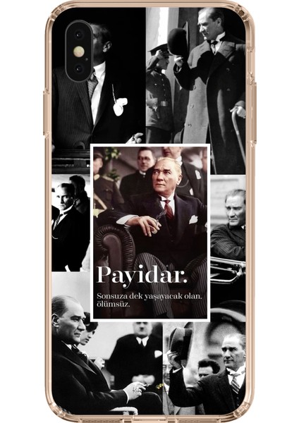 iPhone Xs Max Uyumlu Atatürk Payidar Baskılı Silikon Kılıf