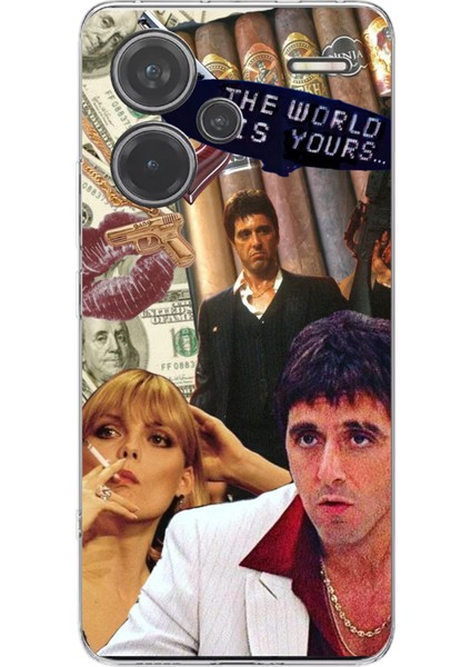 Redmi Note 13 Pro Plus 5g Uyumlu The Worlds Is Yours Tasarımlı Baskılı Silikon Kılıf