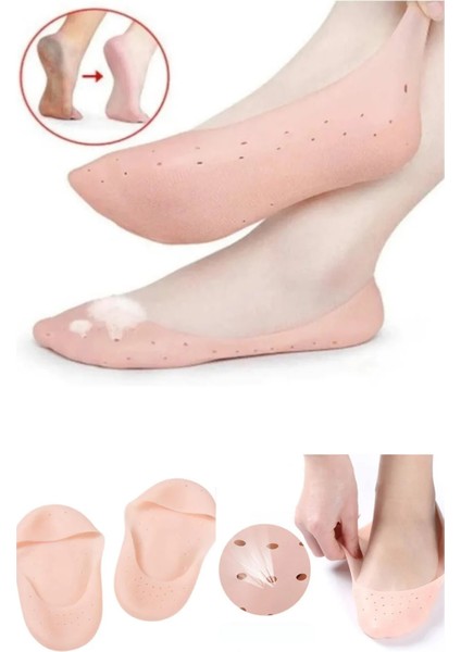 Silikon Patik, Ayak Rahatlatıcı, Nemlendirici,nasır Koruyucu, Topuk Dikeni Için Rahatlatıcı Patik( 1 Çift) modelleri