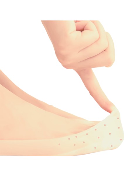 Silikon Patik, Ayak Rahatlatıcı, Nemlendirici,nasır Koruyucu, Topuk Dikeni Için Rahatlatıcı Patik( 1 Çift)