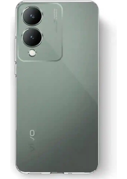 Vivo Y17S Uyumlu Şeffaf Silikon Kılıf