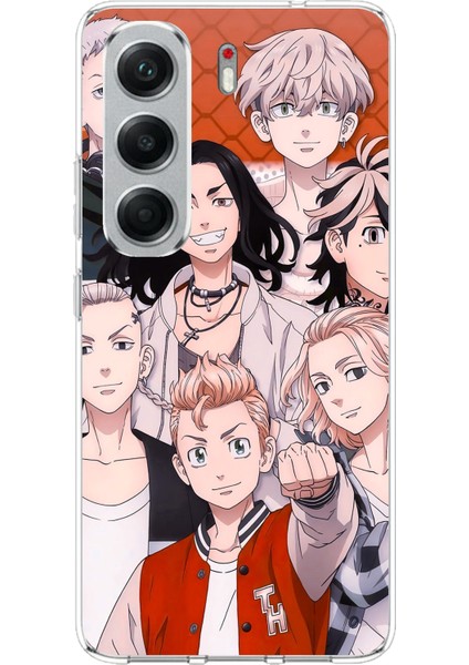 Tecno Camon 40 Pro Uyumlu Tokyo Revengers Karakterler Baskılı Silikon Kılıf