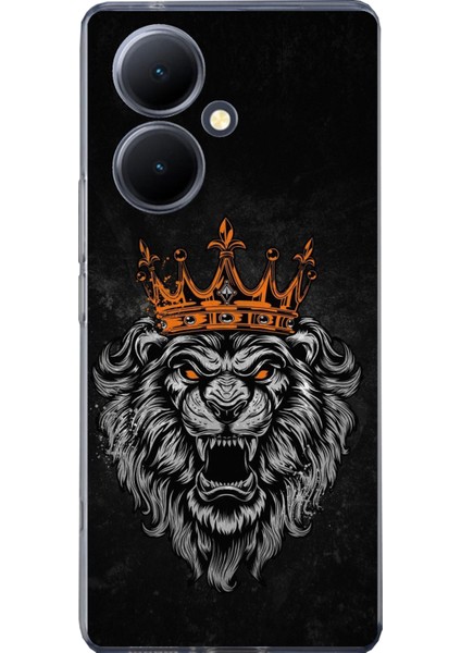 Vivo V29 Lite Uyumlu Kurt Ruhu Baskılı Silikon Kılıf