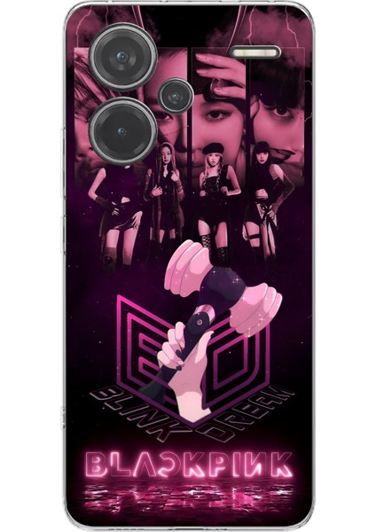 Redmi Note 13 Pro Plus 5g Uyumlu Blackpink Poster Baskılı Silikon Kılıf
