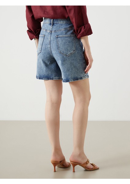 Yeni Sezon Beli Lastikli Kadın Şort fırsatları