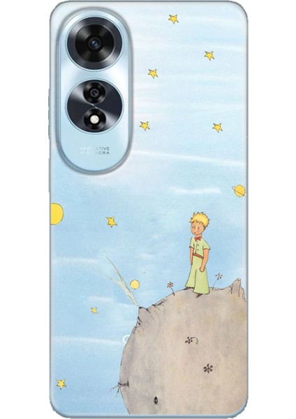 Oppo A60 Uyumlu Küçük Prens Tasarımlı Baskılı Silikon Kılıf