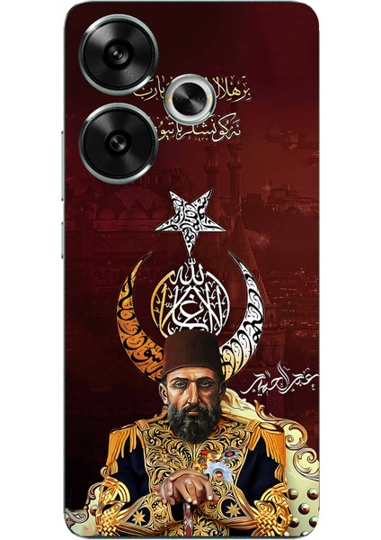 Poco F6 Uyumlu Abdülhamid Han Baskılı Silikon Kılıf