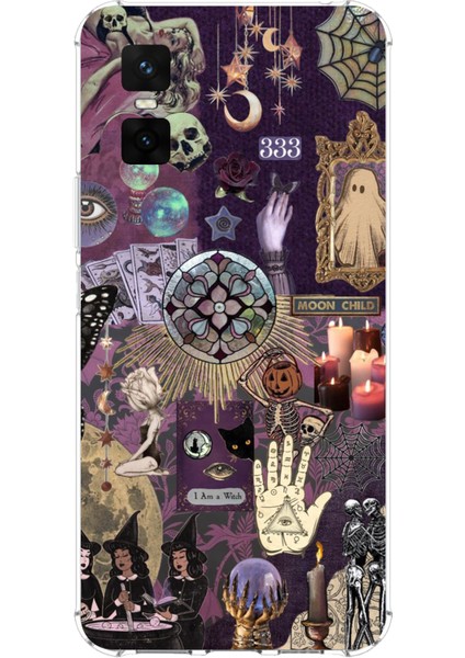 Infinix Gt 30 Pro Uyumlu Hallowen Cadılar Astroloji Baskılı Silikon Kılıf