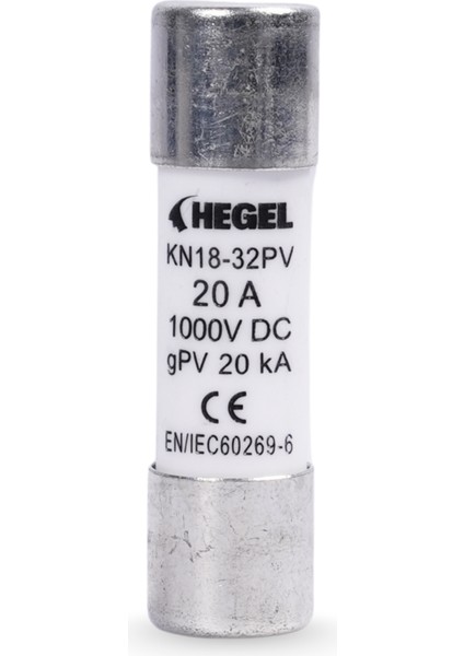 20A Dc Kartuş Sigorta