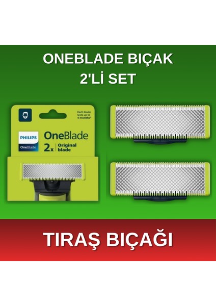 - QP220/51 Oneblade 2'li Yedek Bıçak