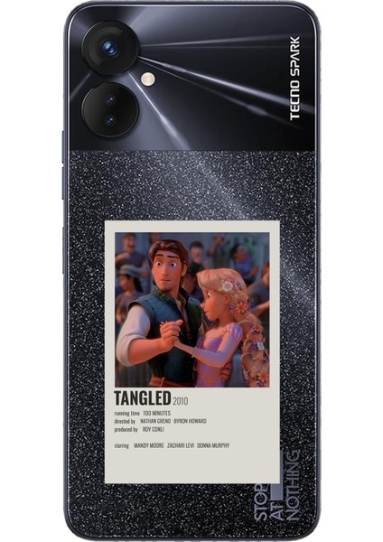 Tecno Spark 9 Pro Uyumlu Rapunzel Tangled Tasarımlı Baskılı Silikon Kılıf