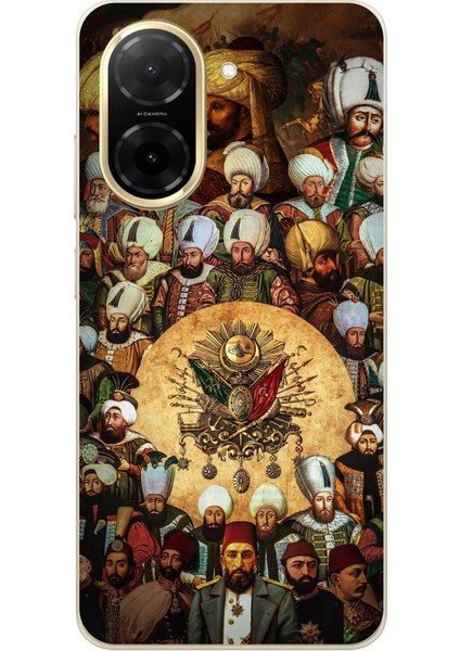 Redmi A5 Uyumlu Osmanlı Padişahları Baskılı Silikon Kılıf