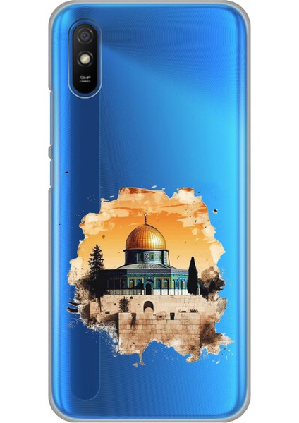 Redmi 9A Uyumlu Mescid-I Aksa Tasarımlı Baskılı Silikon Kılıf